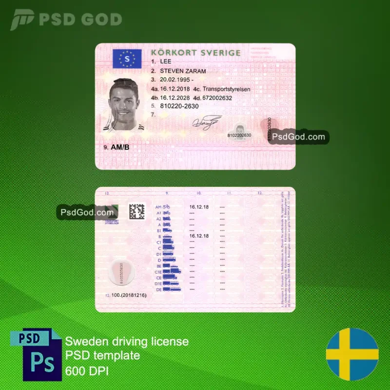 Sweden fake driving license psd template-Sverige falskt körkort psd mall0Buy fake sweden passport-desighn fakesweden passport